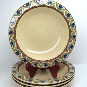 Mikasa Potter's Touch Sausalito Soup Bowls 8.25" Discontinued Pattern set of 4